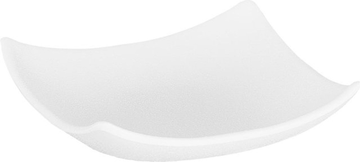 APS Schale Zen quadratisch weiß aus Kunststoff, B/T/H: 10,5 x 10,5 x 3 cm - Bild 1