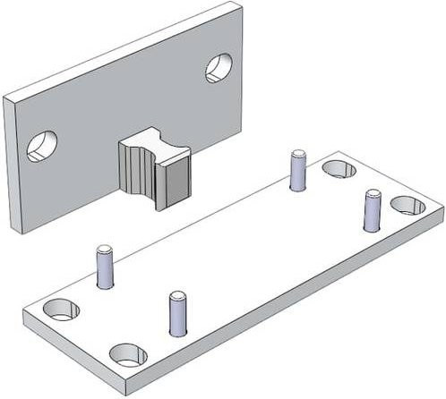 ABB Montageset DALTON BRACKET 1 in Grau, 2TLA020039R0000 - Bild 1