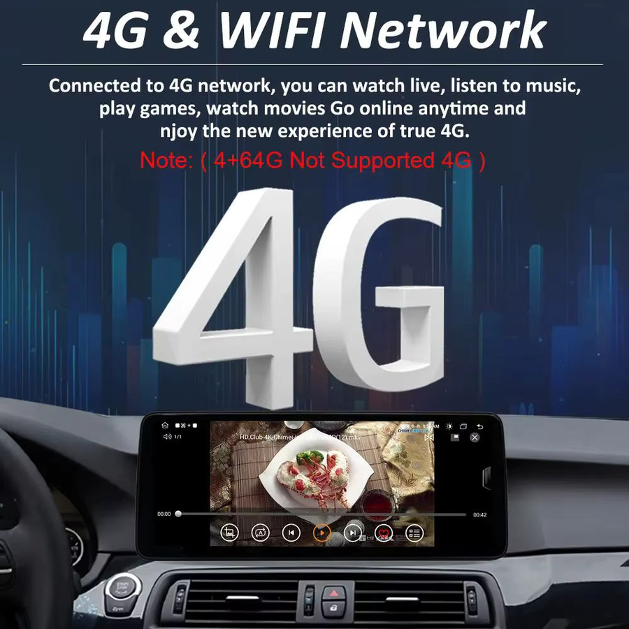 LIARO-NAVI Android 14 Autoradio-Multimedia-Player mit 12,3 Zoll Display für BMW X5 F15 und X6 F16 (2014–2018), NBT EVO System mit WiFi, GPS und Bluetooth, Schwarz - Bild 4