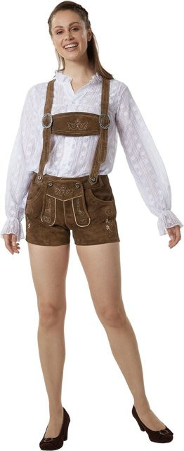 tectake Lederhose Josie, Leder - Bild 1