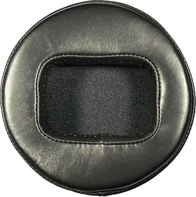 Runde Ohrpolster aus Schaffell in Schwarz für Sony und Philips Kopfhörer wie ATH-ADG1, HD668B, HD669 und K550 - Bild 1
