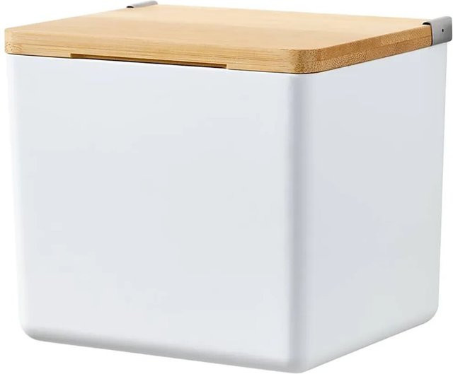 Tesa Baboo Aufbewahrungsbox Small mit Deckel Weiß - Bild 1