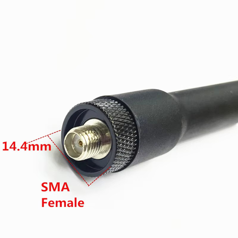 Baofeng Mini SF-20 Walkie Talkie Antenne für UV-Zwei-Segment Handheld Funkgeräte, Farbe: Schwarz - Bild 2