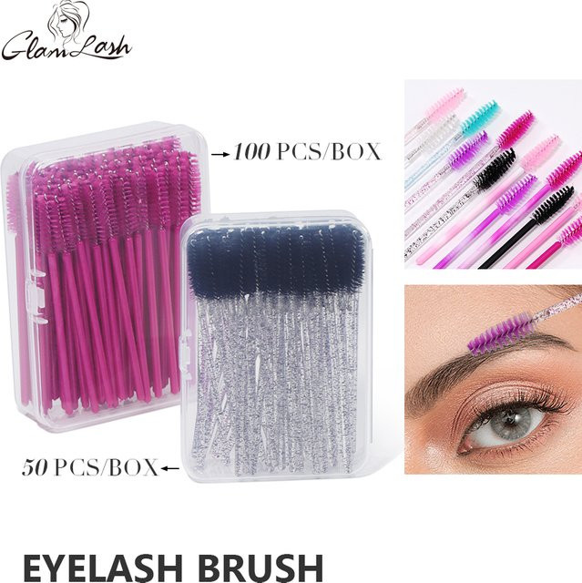 GLAMLASH Einweg-Lash-Micro-Mascara-Applikator, 100 Stück, Unisex - Bild 1