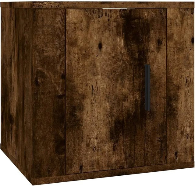 vidaXL TV-Wandschrank aus Holzwerkstoff in Räuchereiche, Braun, B/T/H: 40 x 34,5 x 40 cm - Bild 1