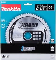 Makita Kreissägeblatt für Metall, Silber, Durchmesser: 185 mm, Bohrung: 30 mm, Zähneanzahl: 65 - Bild 2