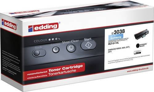 Edding Tonerkartusche Schwarz kompatibel mit Samsung MLT-D116S und MLT-D116L für Laserdrucker - Bild 1