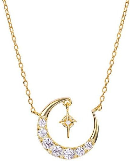 YIRAN Jewelry Halskette, 925 Silber, Zirkonia, Damen - Bild 1