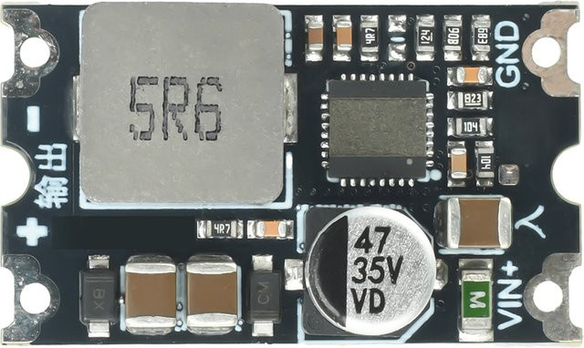 DC-DC-Abwärtsmodul Spannungsreglerplatine 6–35 V auf 5 V oder 12 V mit 8 A in Schwarz - Bild 1