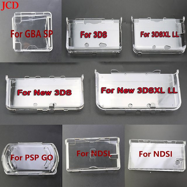 JCD Schutzhülle aus transparentem Kunststoff als Hard Shell Case für Nintendo 3DS, Neue 3DS, Neue 3DS XL LL, NDSL und NDSI - Bild 1