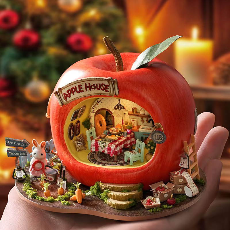 zuuton Micro Fruit House Puppenhaus-Set, 3D-Puzzle, Montagemodell - Bild 2