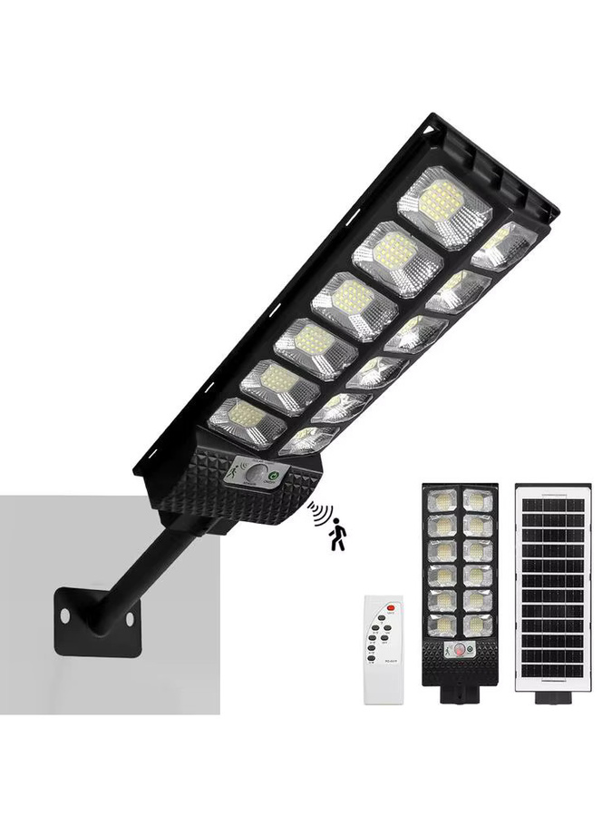 UMEXUS 2er Set LED Solarlampen für Außenbereich mit Bewegungssensor, IP65 wasserdichte Solar-Wandleuchte für Garten und Hof, Schwarz - Bild 7