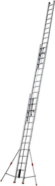 Facal Seilzugleiter ROLLER S600 aus Aluminium in Silber mit 3x13 Sprossen und Rollen - Bild 1