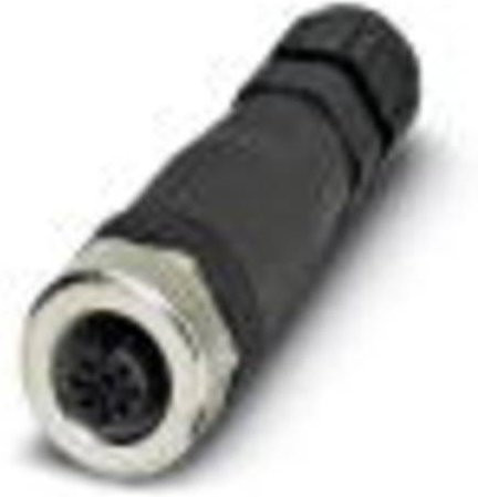 Phoenix Contact Sensor-Aktor-Steckverbinder M12 unkonfektioniert, 4-polig, Schwarz - Bild 1