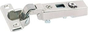 Hettich Intermat 9924 Möbel-Topfscharnier aus Zinkdruckguss in Silber, Kröpfung 9,5 mm, Öffnungswinkel 95° - Bild 1