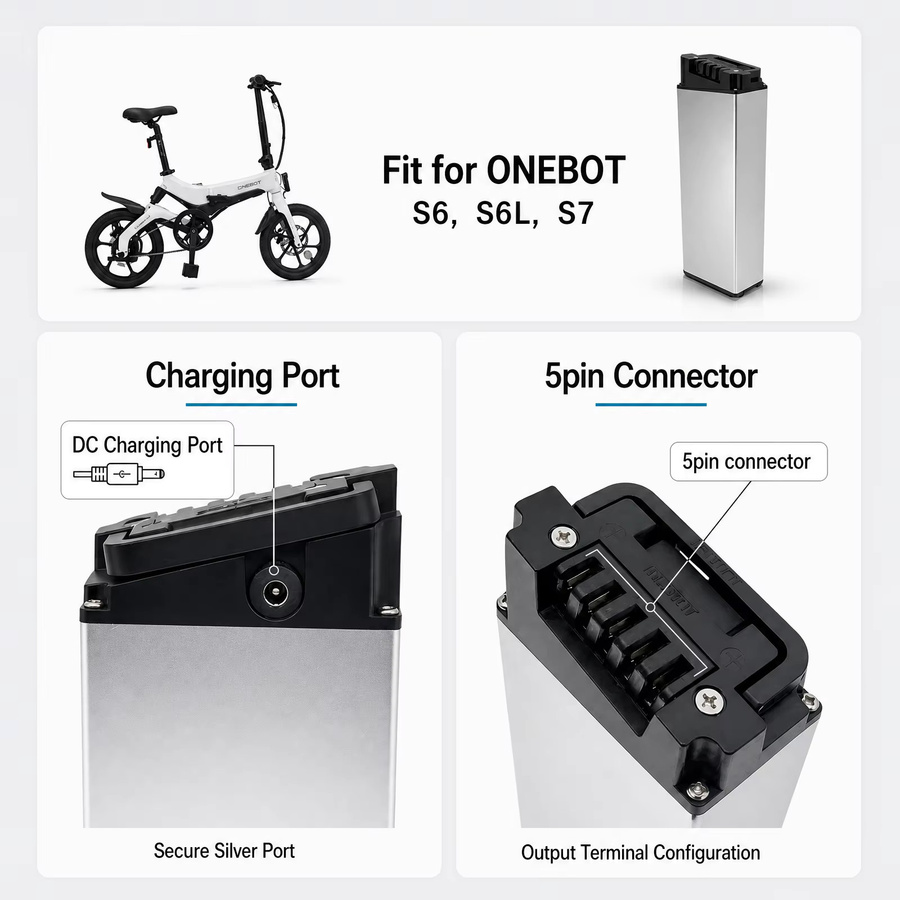 ACEBEI-POWER Ersatzakku für BLUOKO X6 SCORPION PAB E-Bike, 36V, kompatibel mit Jupiter Bike Discovery X5 X7 und ONEBOT S7 S6 S6L - Bild 2