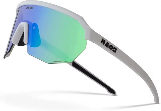 Naos Sonnenbrille, randlos, round, weiß, unisex, photochromatisch - Bild 1