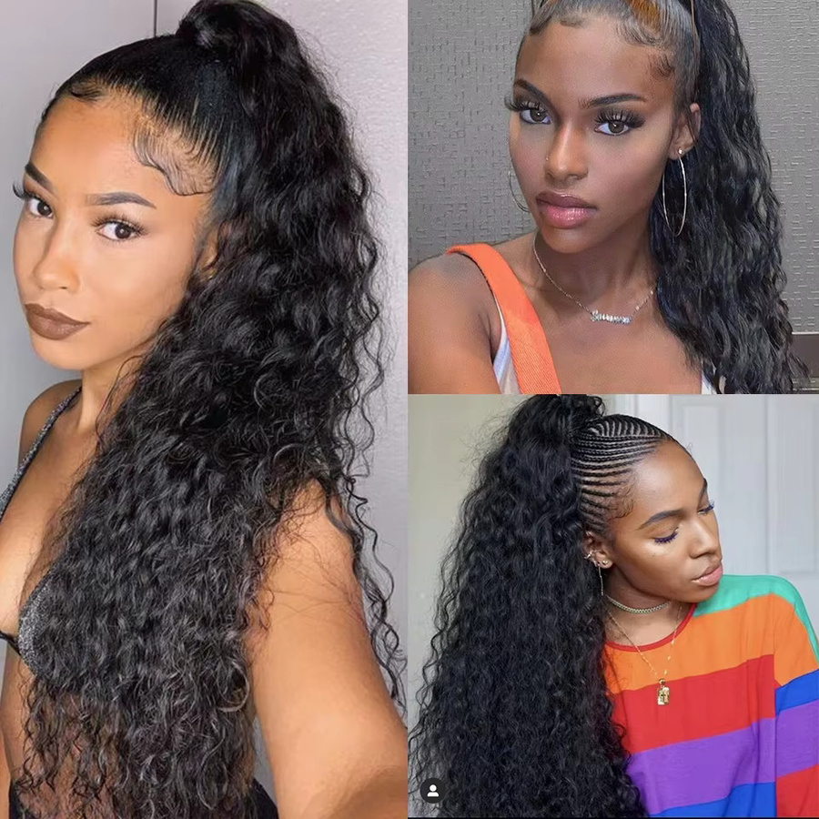Dula A Hair Pferdeschwanz Echthaar Extensions Remy, Damen - Bild 6