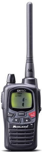 Midland G9 Pro C1385 PMR/LPD-Handfunkgerät in Schwarz - Bild 1
