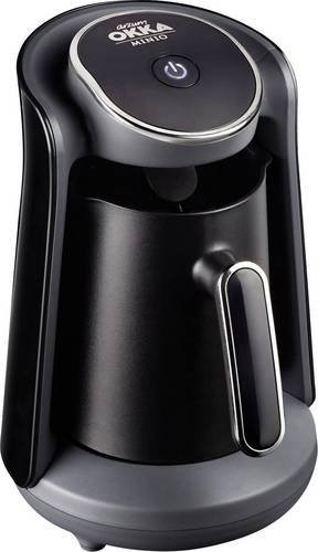 Arzum Okka Minio Türkische Kaffeemaschine in Schwarz, Grau und Silber - Bild 1
