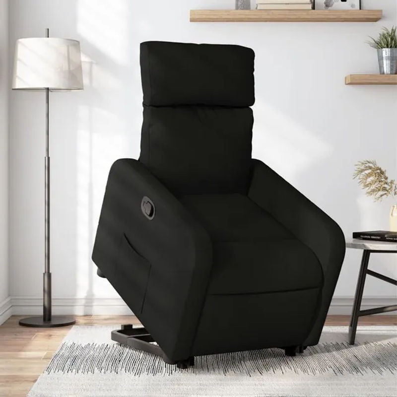 Vidaxl Aufstehhilfe für Sessel für Senioren, Schwarz, Stoffbezogen - Bild 1