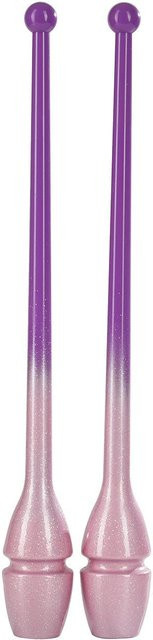 Chose One Rhythmische Sportgymnastik Keule, Bunter Glitzer-Farbverlauf, Small 35CM - Bild 1
