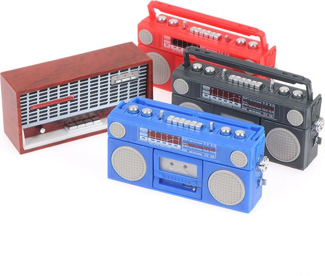 Miniatur Radio Modell Recorder, Puppenhaus Möbel, 1:12 - Bild 1