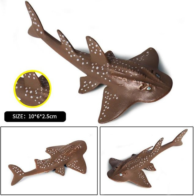 Oenux Meerestiere Rochen Teufelsrochen Mantarochen Spielfiguren 10-teiliges Set - Bild 1