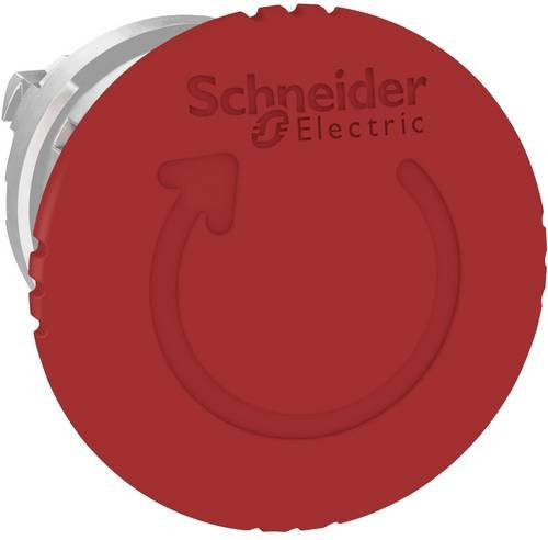 Schneider Electric ZB4BS844TQ Not-Aus-Schalter Frontelement in Rot aus Metall, 100 Stück - Bild 1