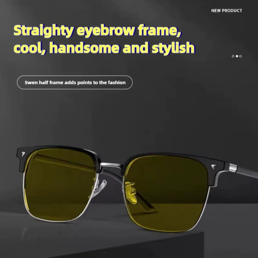 Nachtsichtbrille Unisex, Gelb, Vollrand - Bild 4