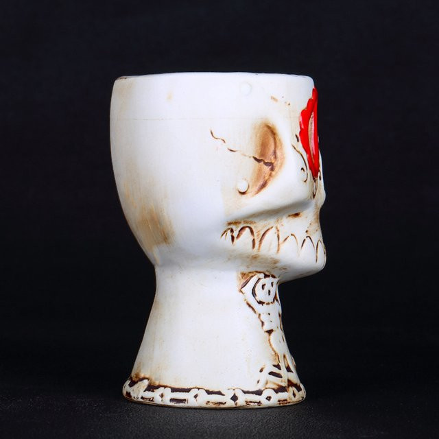 BARMAID BARWARE Hawaii Tiki Tasse aus Keramik in Weiß, 480 ml - Bild 1