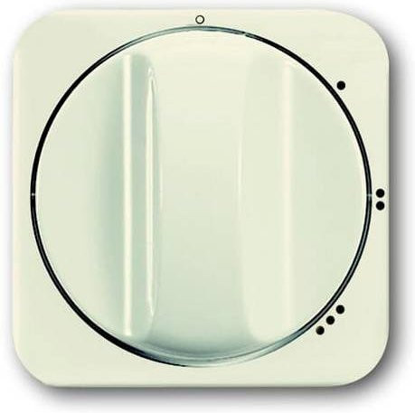 Busch-Jaeger Abdeckung für Dreistufen-Schalter Duro 2000 SI in Creme-Weiß und Perlweiß 2CKA001710A3108 - Bild 1