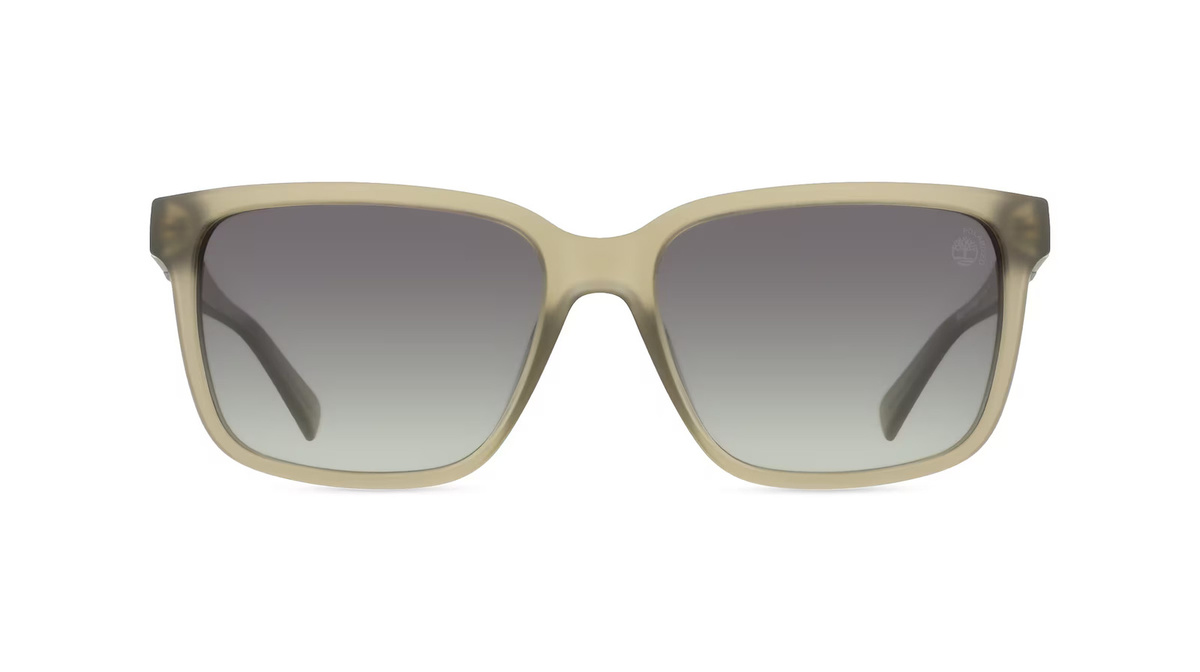 Timberland TB9322-H Sonnenbrille, Vollrand, Quadratisch, Acetat, Unisex, grün - Bild 1