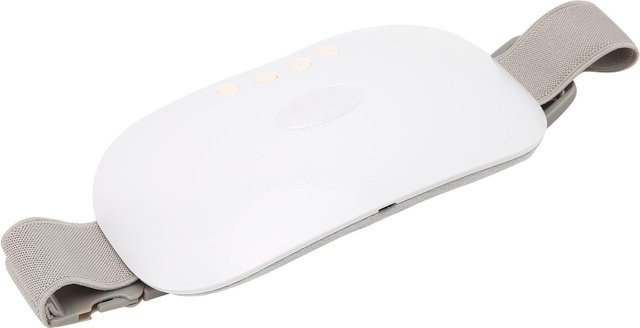 OutsideWorld Menstruations-Heizkissen mit Vibrationsmodus und 2 einstellbaren Heizstufen in Weiß - Bild 1