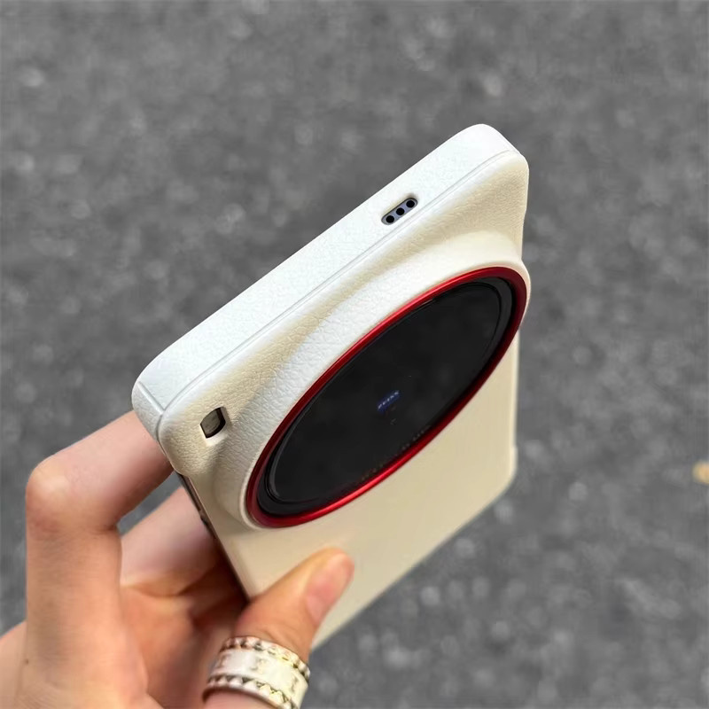 Luxus PU Leder und Silikon Schutzhülle für Vivo X300 Pro, X200 Ultra, X200 Pro und X200 Pro Mini 5G in Schwarz - Bild 4