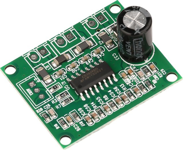 Aideepen MP3-Decoderplatine mit 2x15W Audio-Verstärker Modul, 7V-16V, Grün - Bild 1