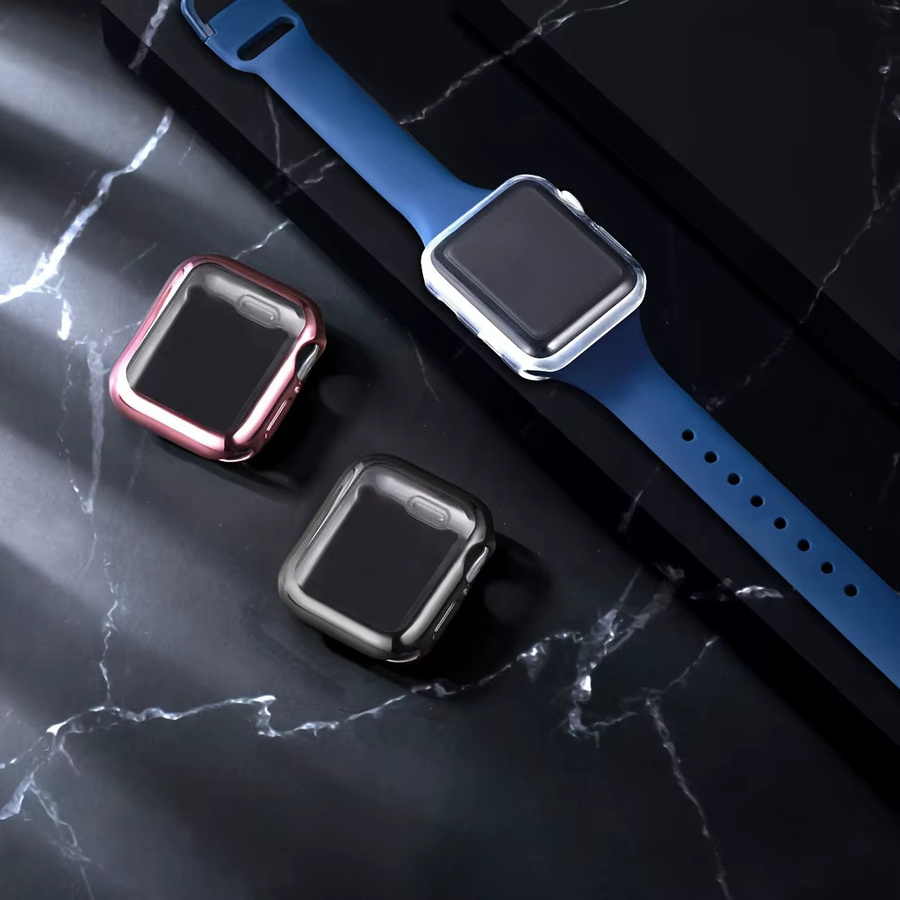 Apple Displayschutzfolie für Apple Watch, TPU-Stoßstangenabdeckung, Unisex - Bild 2