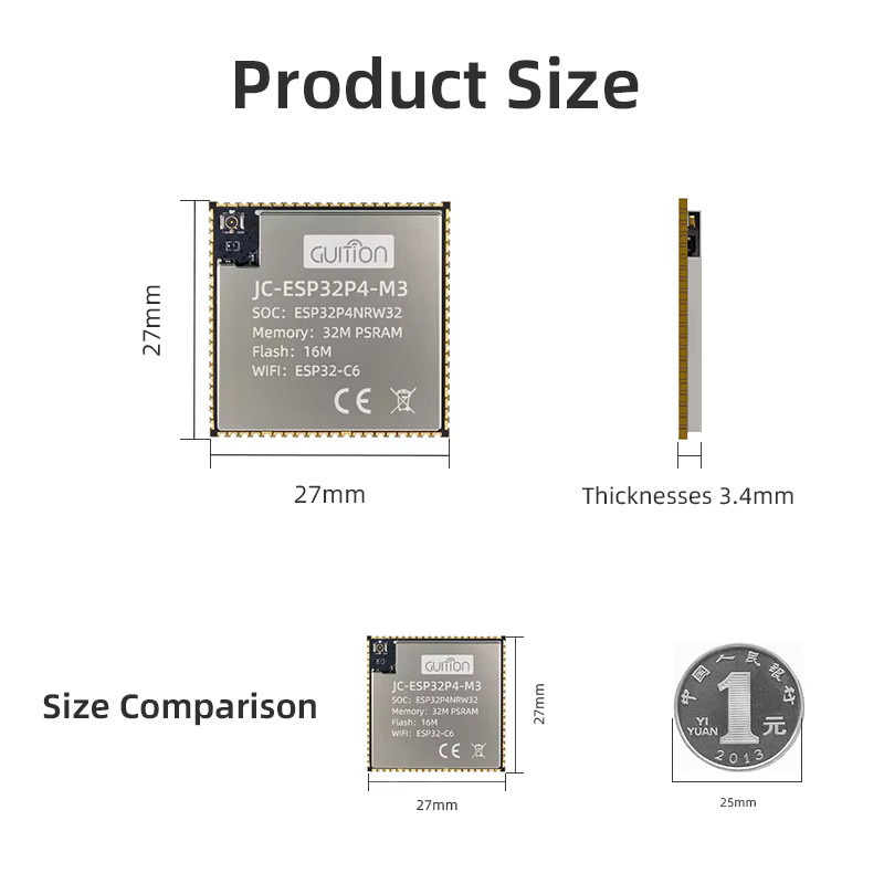 GUITION ESP32-P4-Kernplatine mit ESP32-C6-Modul für AI IoT, Machine Vision und HMI-Projekte - Bild 4