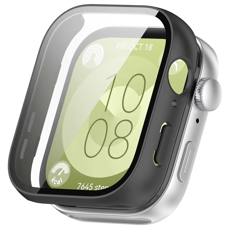 Huawei Schutzhülle und Glas für Huawei Watch Fit 3/4/4 Pro, Transparent - Bild 4