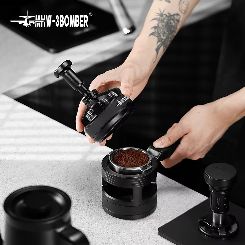 MHW 3BOMBER WDT-Verteilungswerkzeug für Espresso, 58 mm, 14 Nadeln, Schwarz, Rund - Bild 3