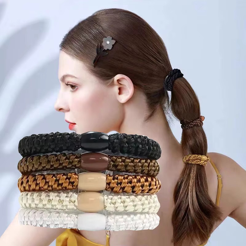 HugesGirl Haargummis Scrunchies, 5 Stück, Unisex - Bild 3