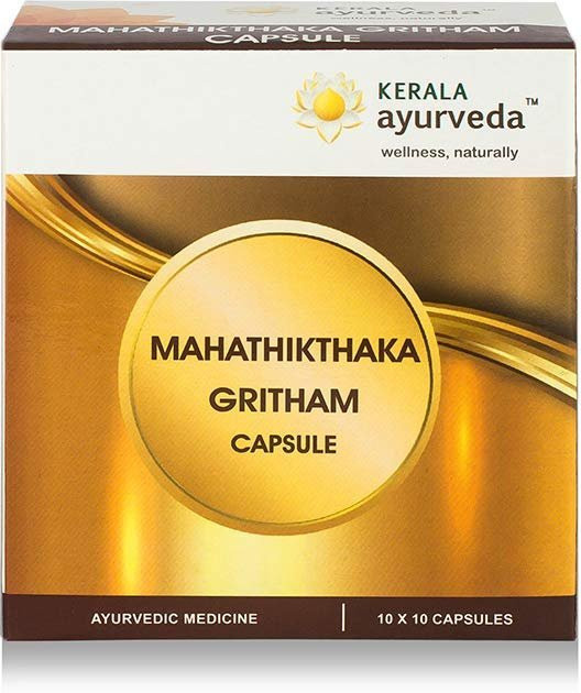 Kerala Ayurveda Mahathikthaka Gritham Kapseln, 100 Stück, Unisex - Bild 1