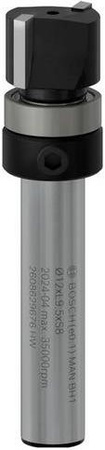 Bosch Bündigfräser mit obenliegendem Führungskugellager in Silber, Durchmesser: 1,27 cm, Länge: 0,95 cm, Schaft: 0,8 cm