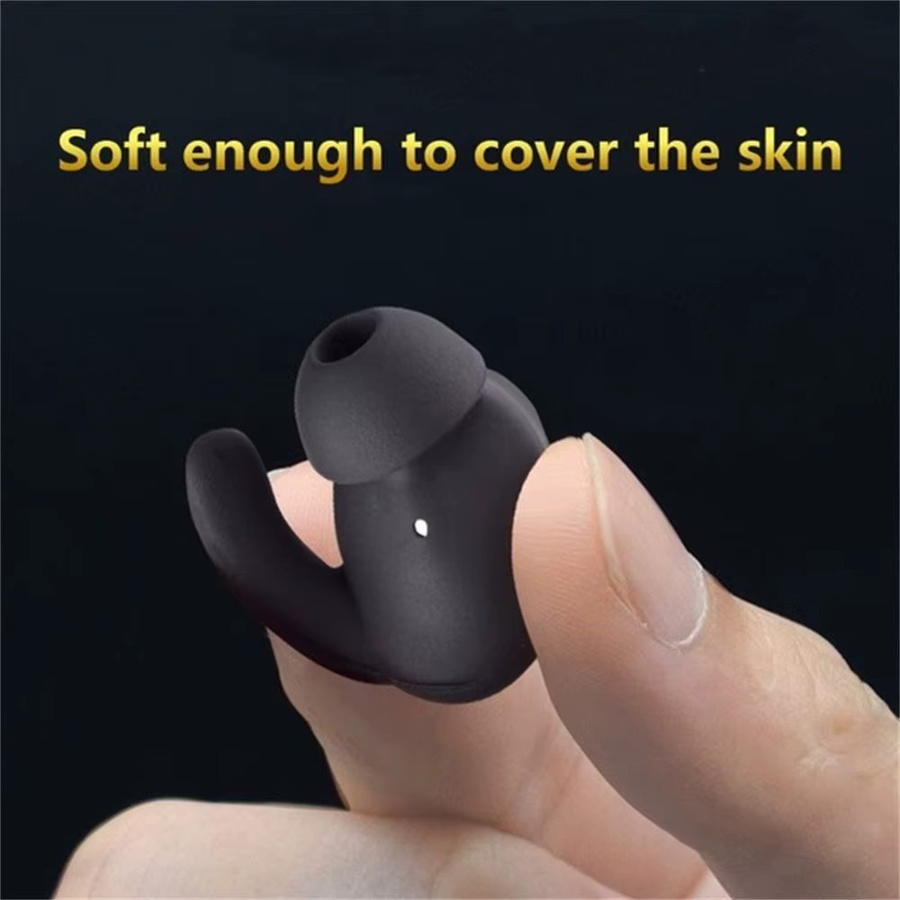 3 Paar Silikon Ohrstöpsel Abdeckungen für Huawei Honor XSport AM61 Bluetooth-Headset in Schwarz - Bild 3