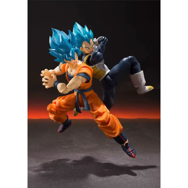 Bandai S.H.Figuarts Dragon Ball Super Saiyan Goku und Vegeta Actionfiguren in Mehrfarbig aus Kunststoff - Bild 4