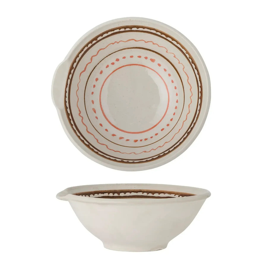 Bloomingville Keramikschale Heikki in Braun mit einem Durchmesser von 26 cm - Bild 1