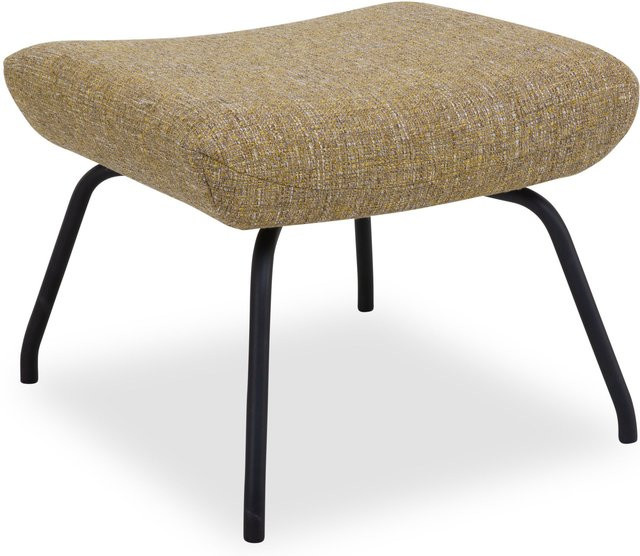 Hocker MONDO MATTA 2.0 in Anthrazit mit Stoffbezug und Metallgestell, B/T/H: 52 x 45 x 45 cm - Bild 1