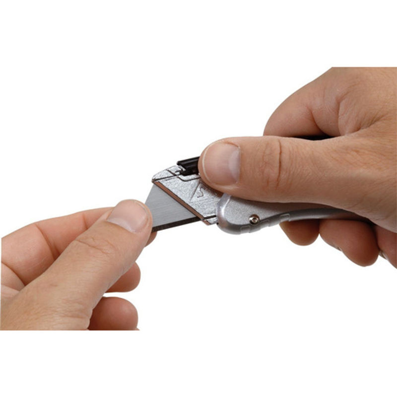Stanley Universalmesser Quickslide aus Metall in Silber mit 18mm Snap-Off Klinge - Bild 5