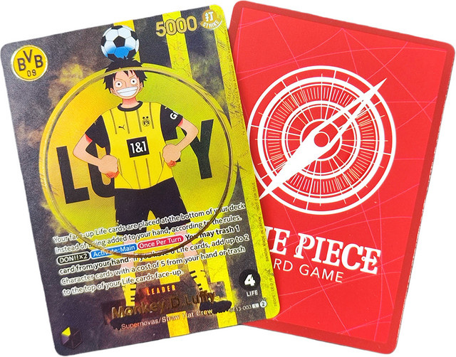 Bandai One Piece Monkey D. Ruffy Borussia Dortmund Matchday Promo, Kartenspiel, English - Bild 1