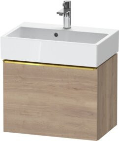 Duravit Waschtischunterschrank D-Neo Compact in Weiß und Beige, B/T/H: 58,4 x 37,2 x 44 cm - Bild 1